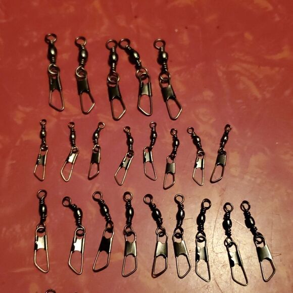Fishing Snap Swivels set of 33 - Picture 4 of 5